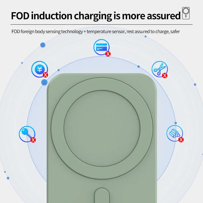 15w Magnetic Car Wireless Charger Qi Fast Charging Mount Air Vent Phone Stand For iPhone 12 Pro Max 12 Mini Magsafe Car Holder eprolo