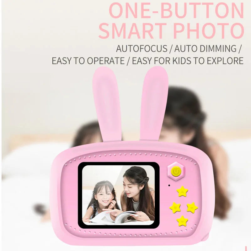 Child camera HD digital camera 2 inch cute cartoon Camera toys children birthday gift 1600w child toys Camera eprolo