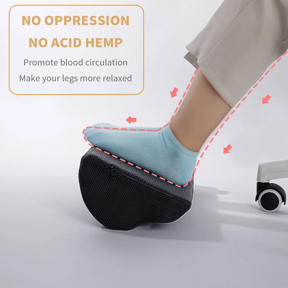 Ergonomic Feet Cushion Support Foot Rest Under Desk Feet Stool Pillow for Home Computer Work Chair Travel Footrest Massage eprolo