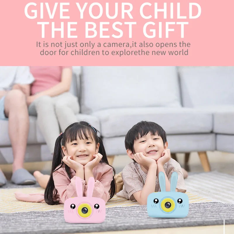 Child camera HD digital camera 2 inch cute cartoon Camera toys children birthday gift 1600w child toys Camera eprolo