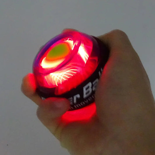 LED Wrist Ball Trainer Gyroscope Strengthener Gyro Power Ball Arm Exerciser Exercise Machine Gym powerball Fitness Equipment eprolo