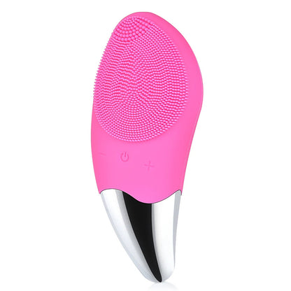 Facial Cleansing Brush Rechargeable Waterproof Silicone Face Brush Sonic Vibration Deep Cleaning Blackhead Remover Anti Aging eprolo