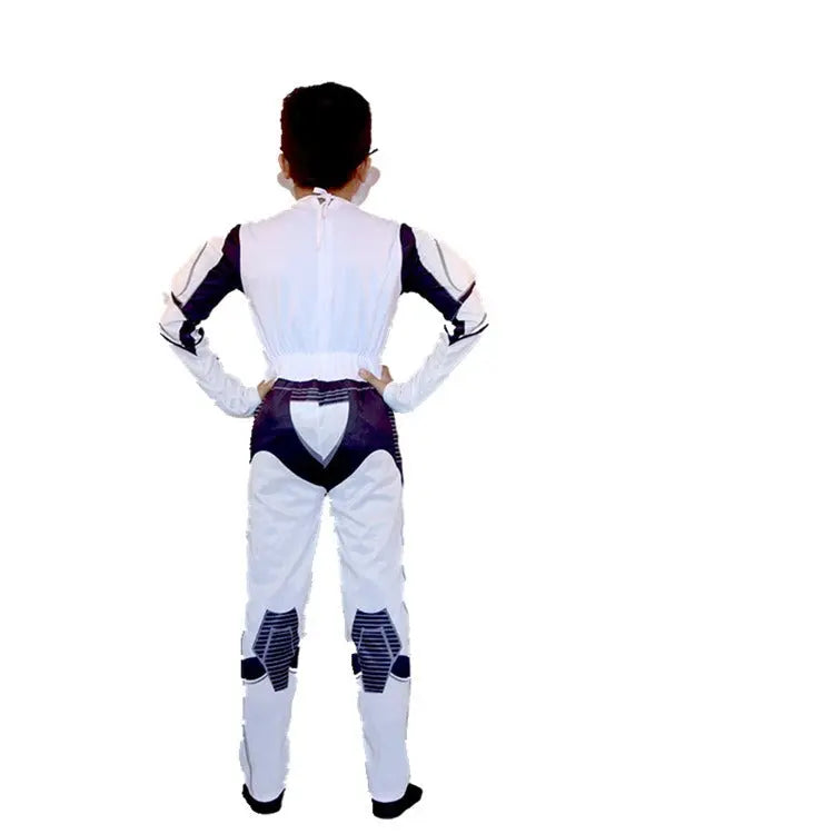 International Children's Day cosplay muscle clothes Superman Star Wars Iron Man White Soldier Black Samurai suit - Smart Savvy