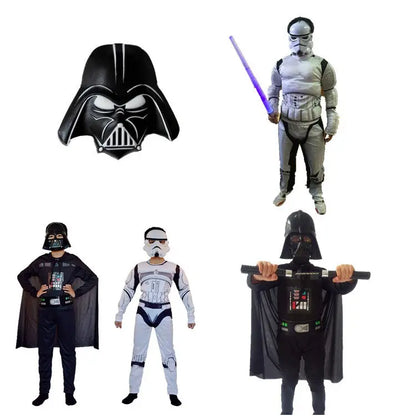 International Children's Day cosplay muscle clothes Superman Star Wars Iron Man White Soldier Black Samurai suit - Smart Savvy